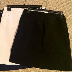 Bargain Bundle of 2 Slimsation Skorts - White & Black